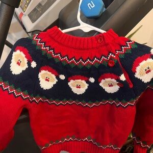 Festive Santa Sweater for Kids